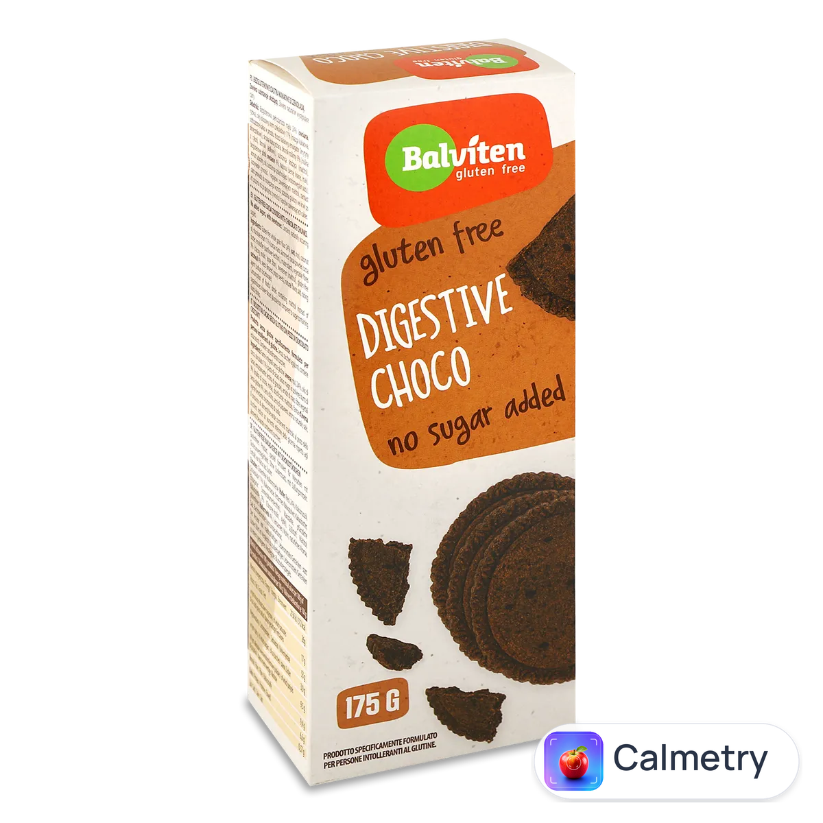 Печиво Balviten Digestive шоколадне без глютену без цукру 175г