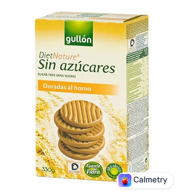 Печиво Gullon Diet Nature Doradas без цукру, 330 г
