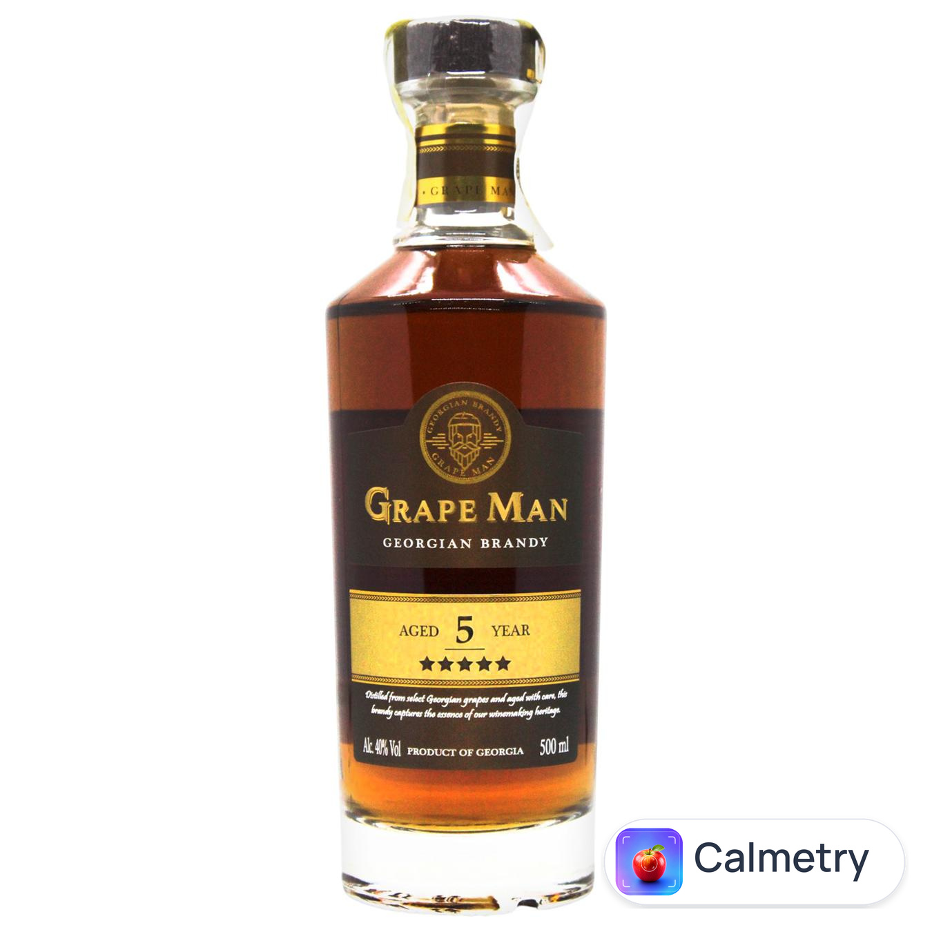 Бренді Grape Man 5 років 40% 0,5л