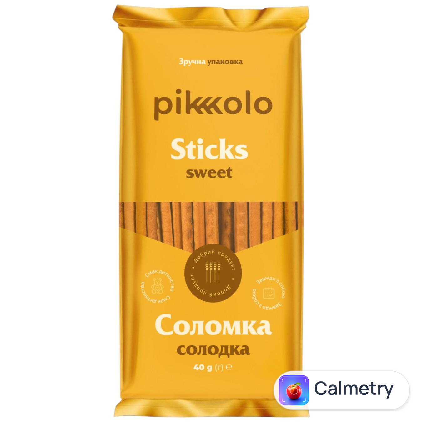 Соломка Pikolo солодка 40г — фото продукту