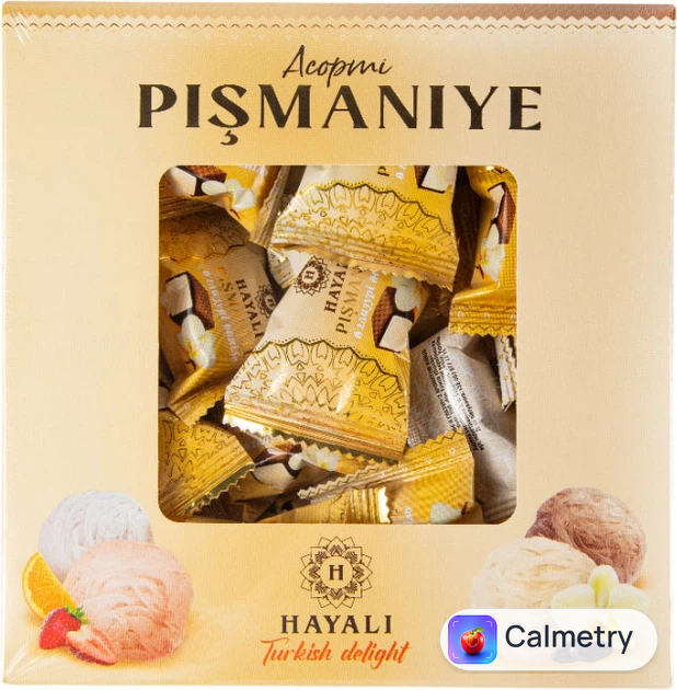 Пішманіє Hayali зі смаком ванілі в чорній кондитерській глазурі 230 г
