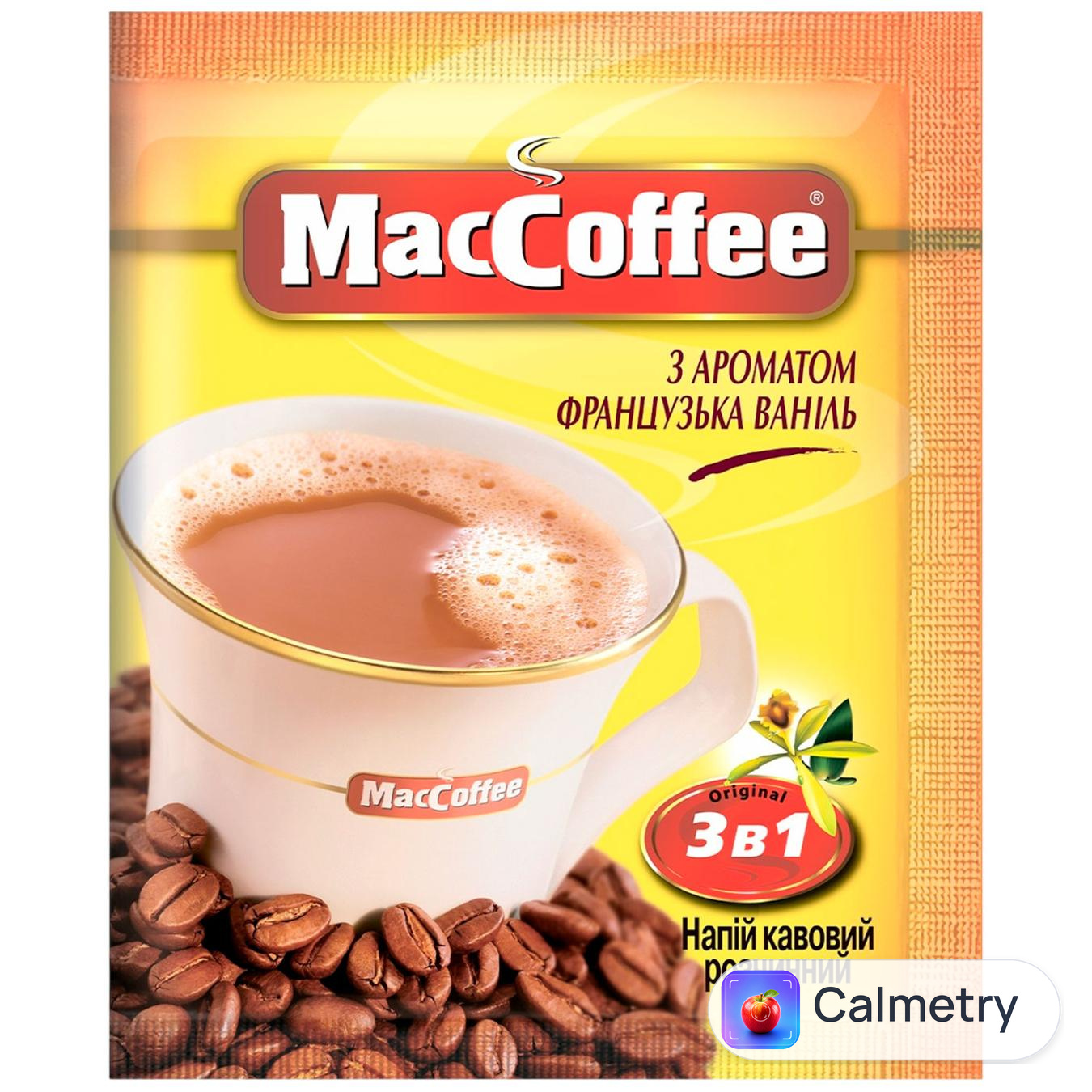 Напій кавовий MacCoffee Французька ваніль 3в1 18г