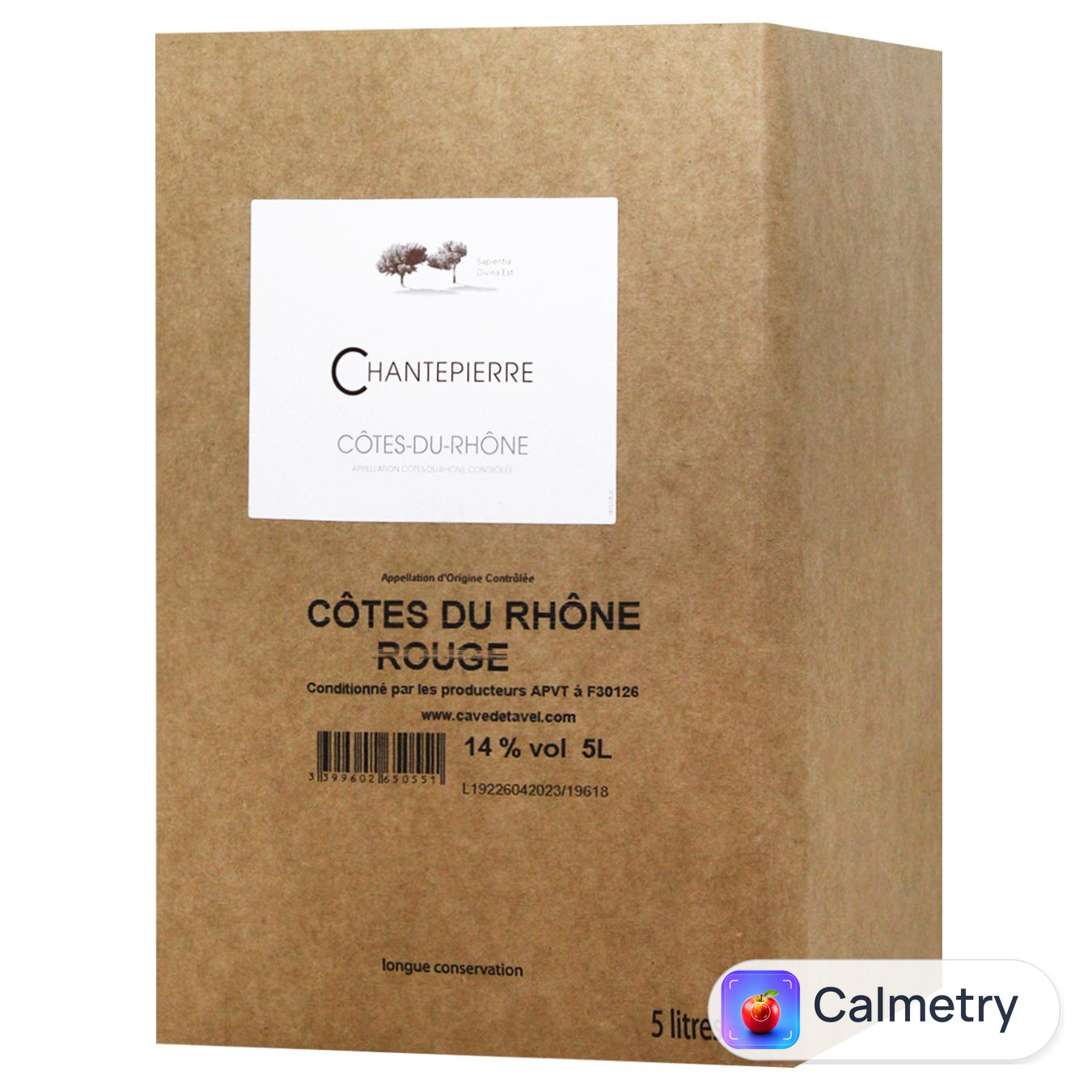 Вино Domaine Chantepierre Cotes-du-Rhone червоне сухе 14% 5л