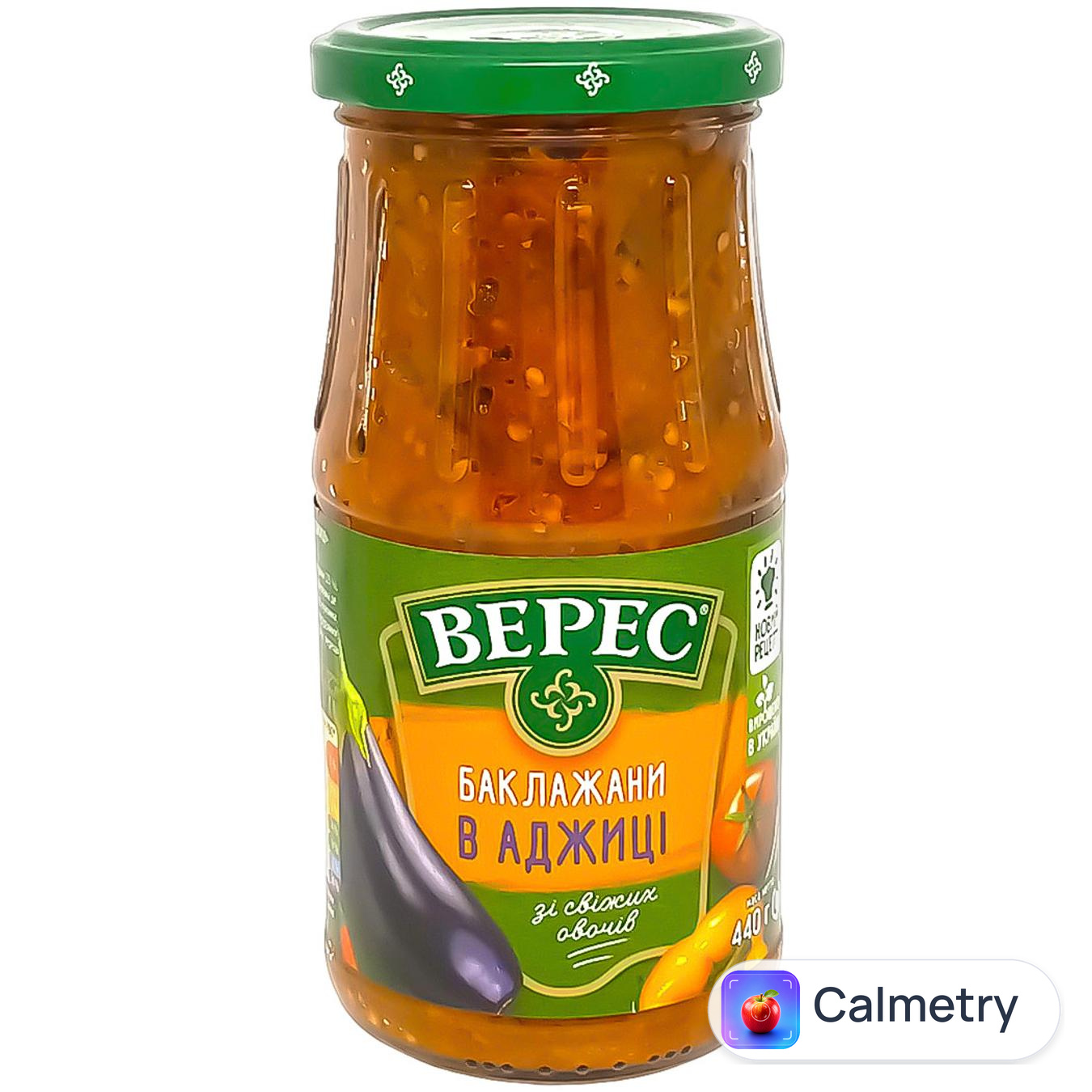 Баклажани Верес в аджиці 440г — фото продукту