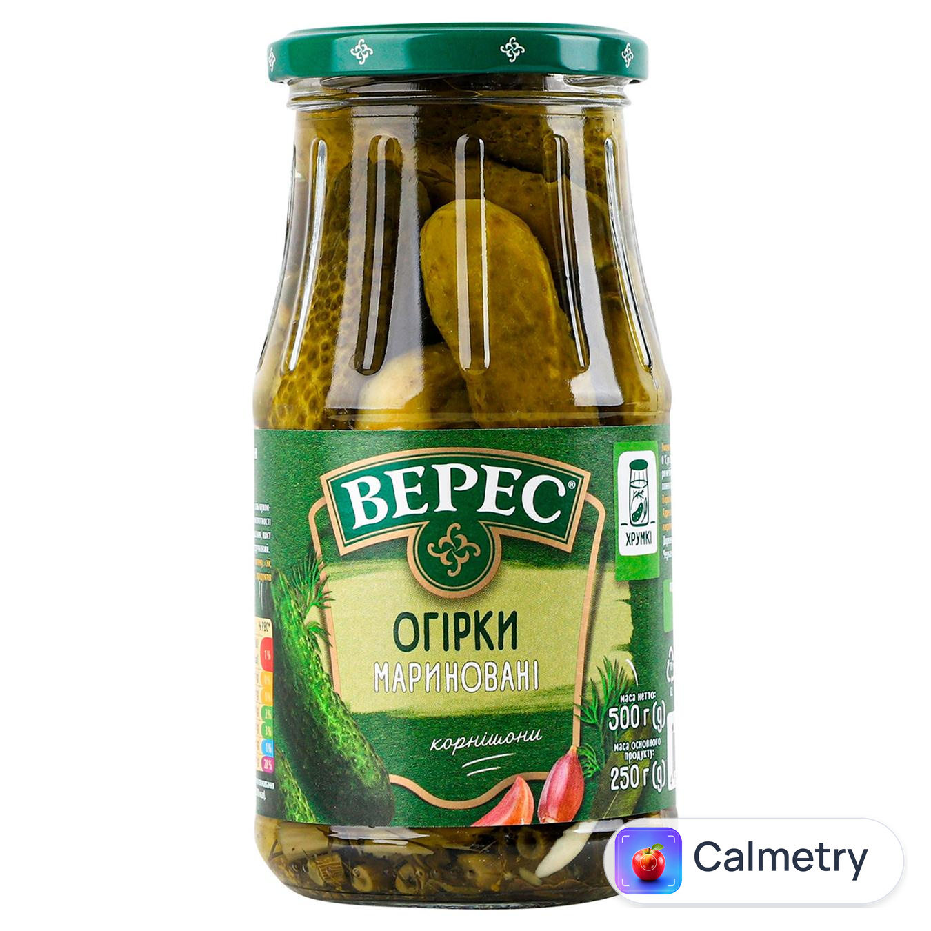 Огірки Верес мариновані 500г