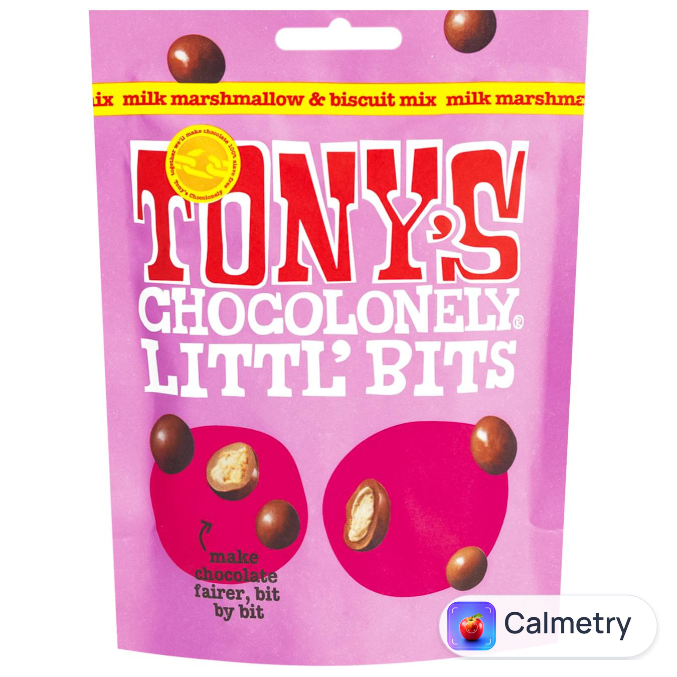 Кульки хрусткі Tony's в молочному шоколаді з маршмеллоу та печивом 100г
