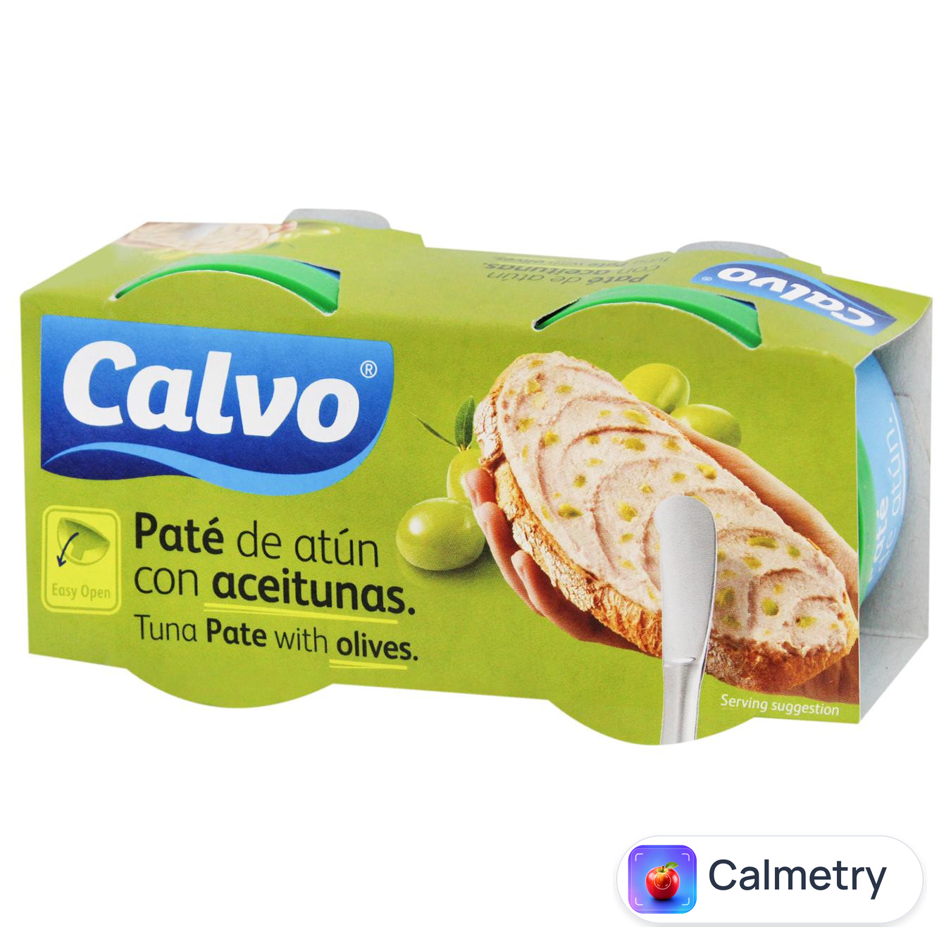 Паштет Calvo з тунця з оливками 2х75г — фото продукту