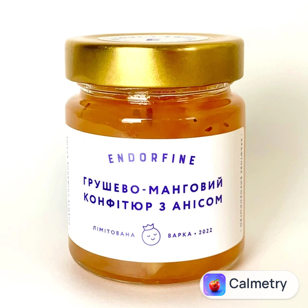 Конфітюр Грушево-манговий з анісом 234г Endorfine