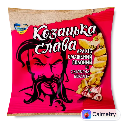 Арахіс «Козацька слава» смажений солоний смак бекону