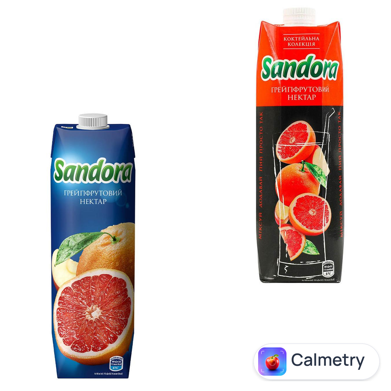 Нектар Sandora Cocktail Collection грейпфрутовий 0,95л — фото продукту