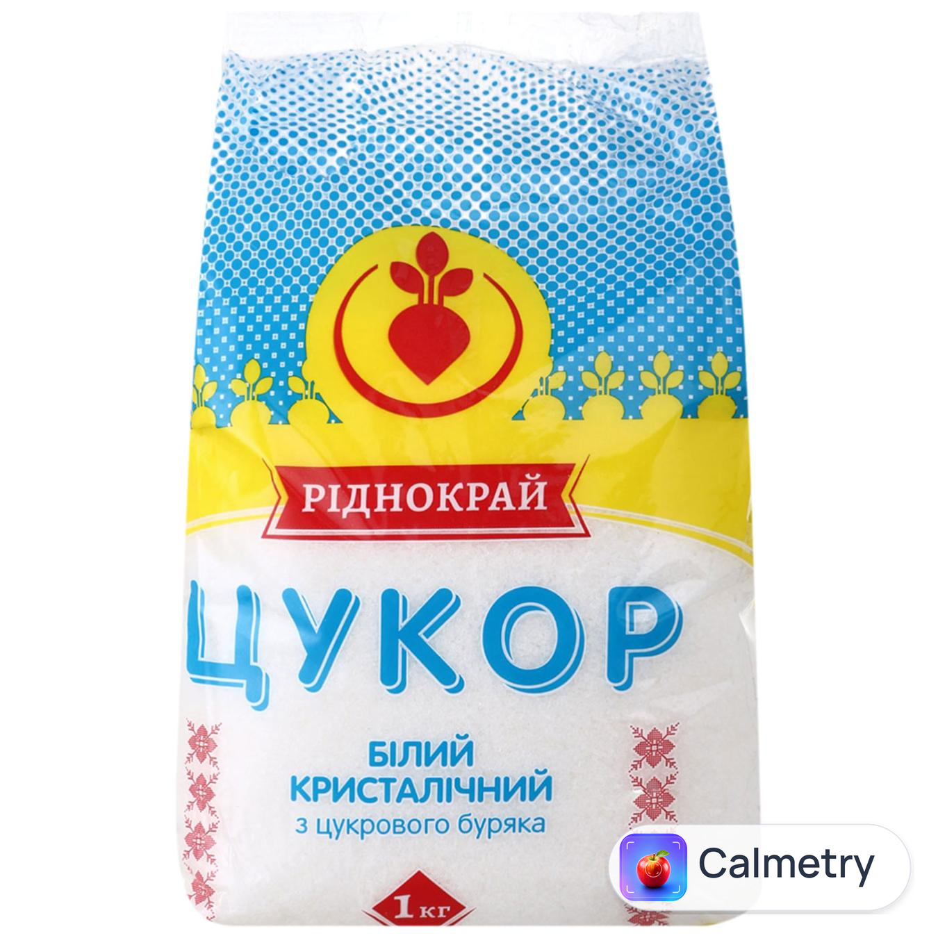 Цукор Ріднокрай білий кристалічний 1кг