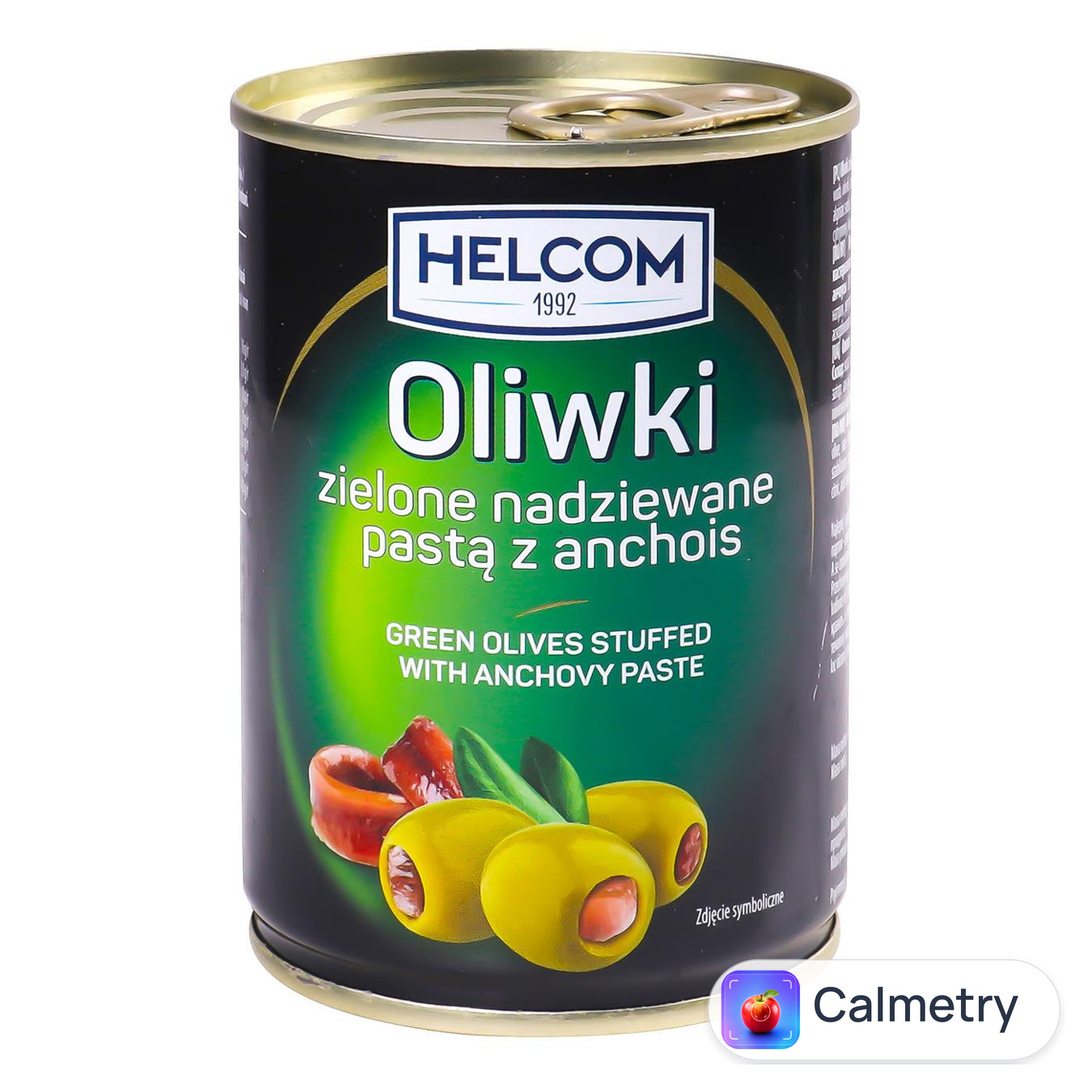 Оливки Helcom зелені фаршировані з анчоусом 0,3л