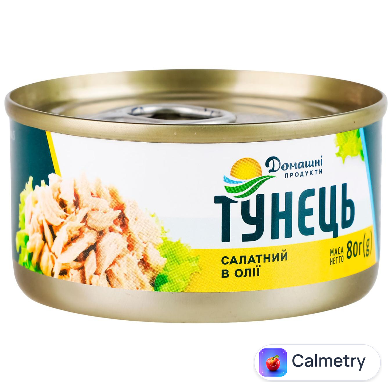 Тунець Домашні Продукти салатний в олії 80г — фото продукту