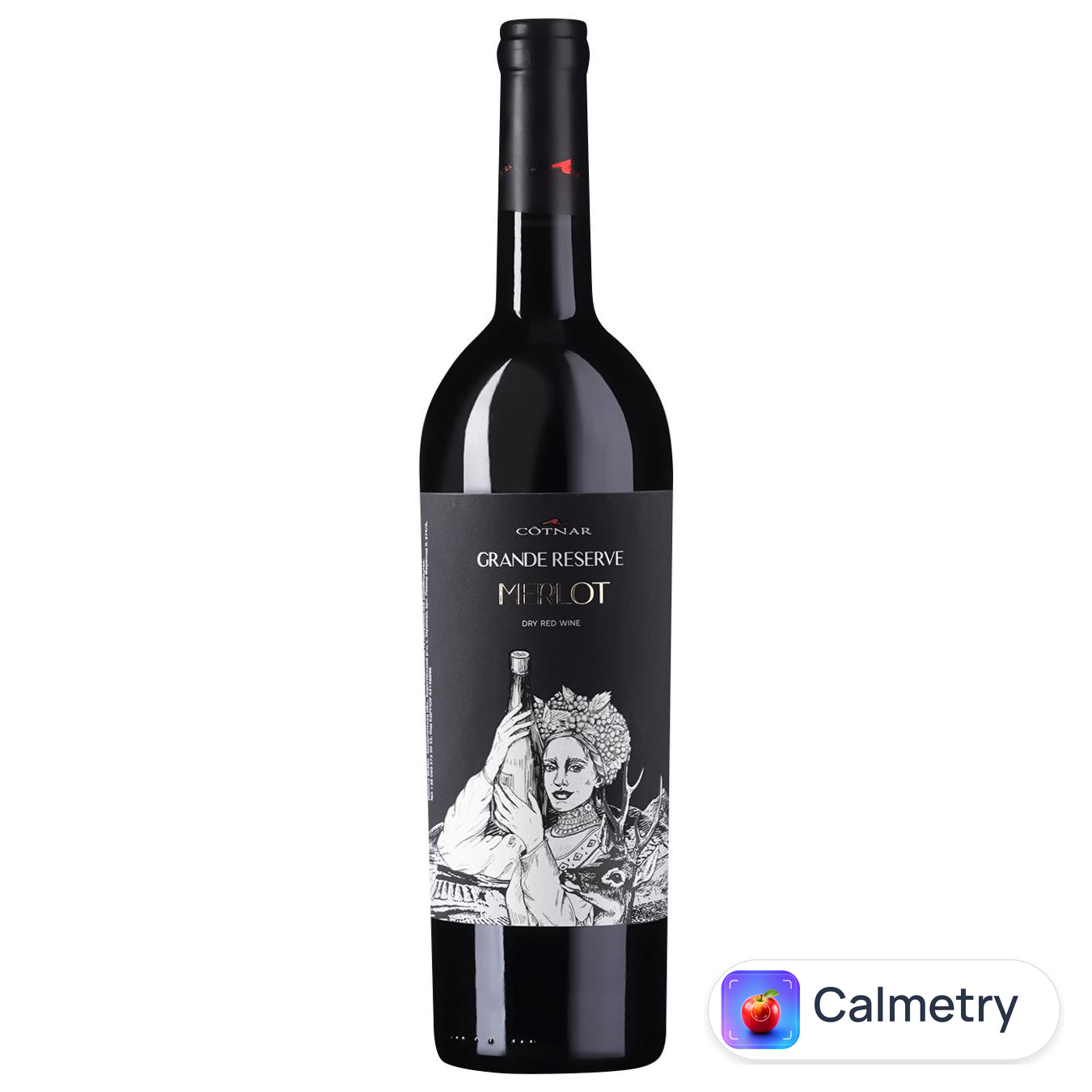 Вино Cotnar Grande Reserve Merlot червоне сухе 13,5% 0,75л