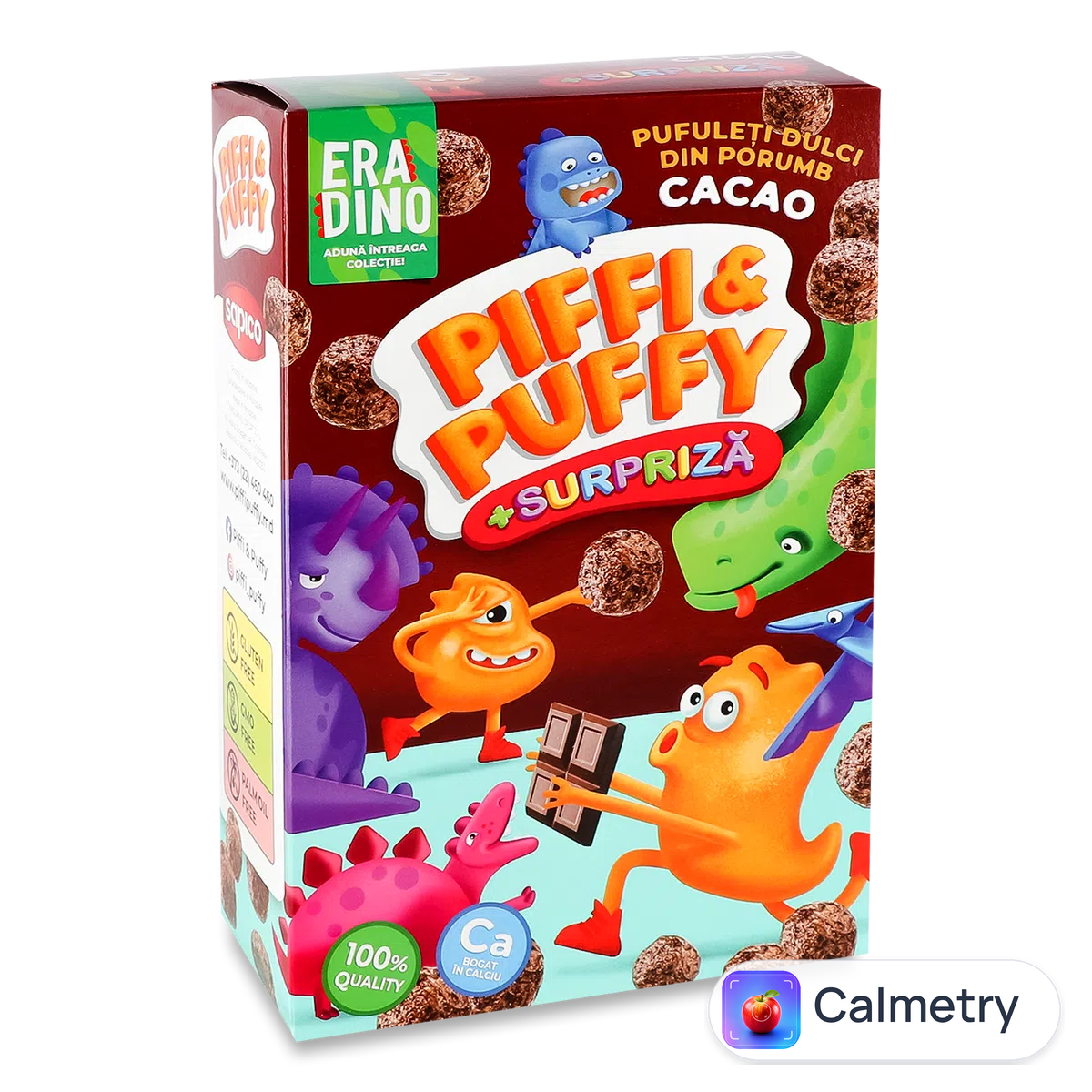 Палички кукурудзяні Piffi&Puffy смак какао з сюрпризом 90г