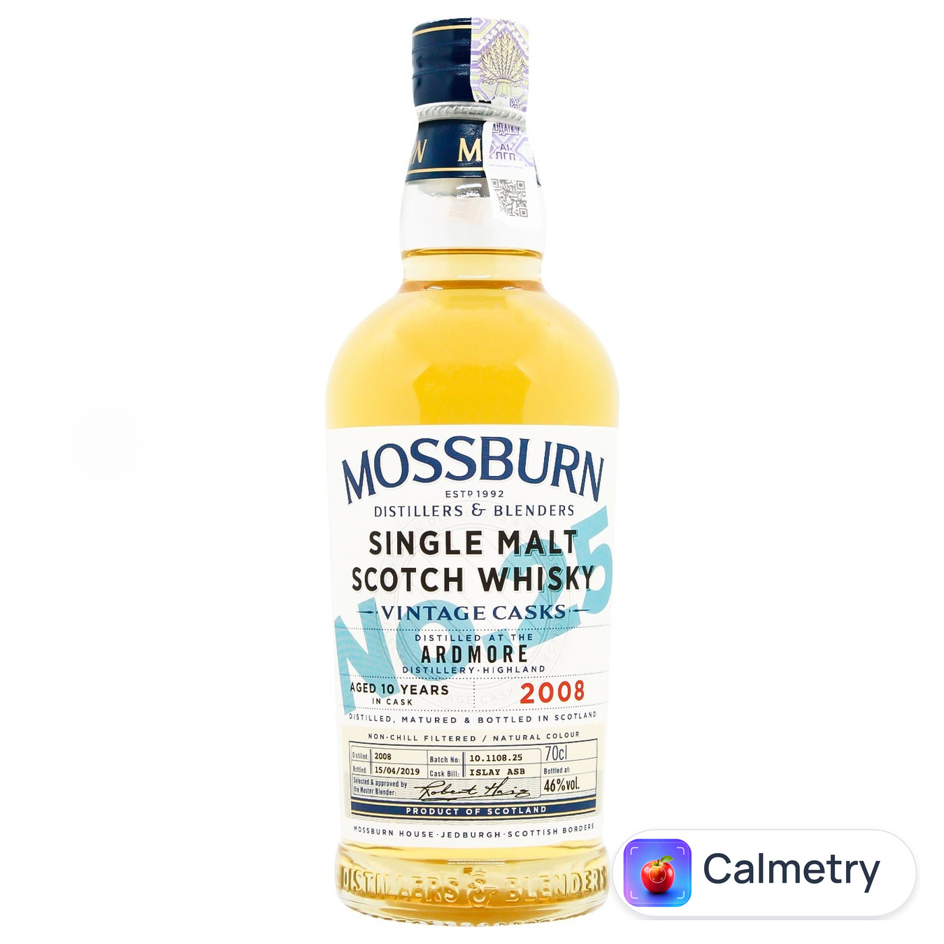 Віскі Mossburn Vintage Casks No25 Ardmore 10yo 46% 0,7л
