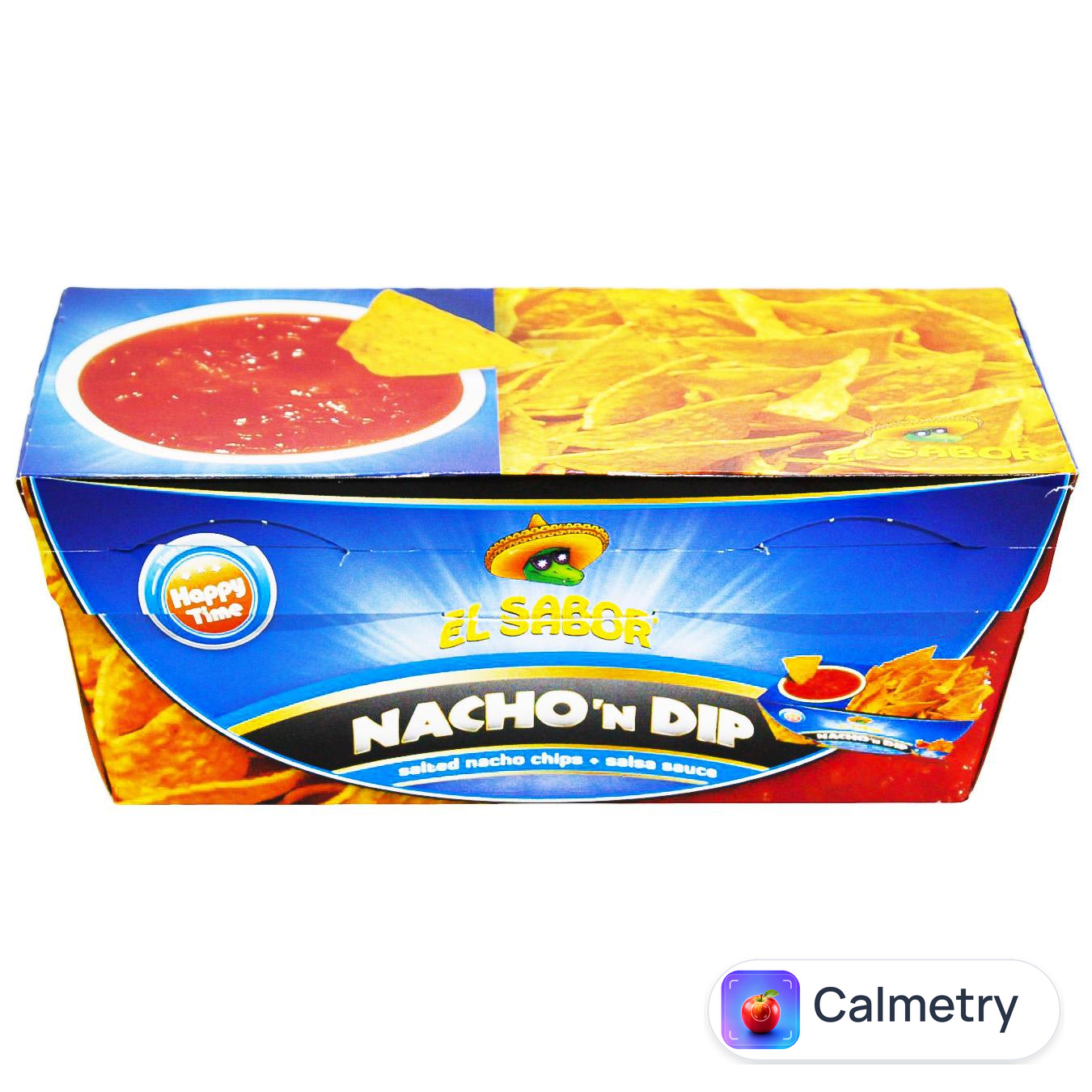 Начос El Sabor з сіллю та соусом Сальса 175г — фото продукту