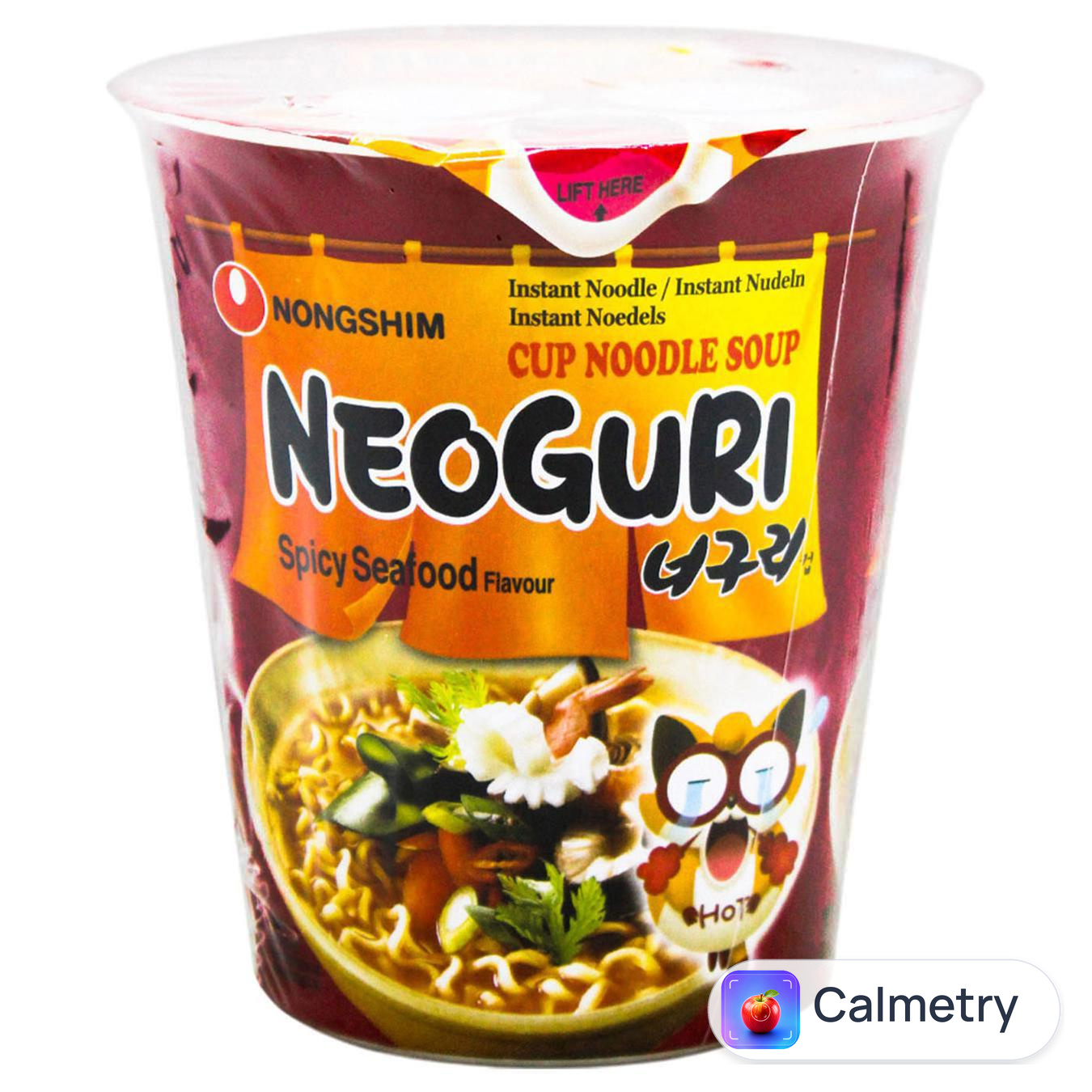 Локшина Nongshim Суп Neoguri з морепродуктами гостра 62г