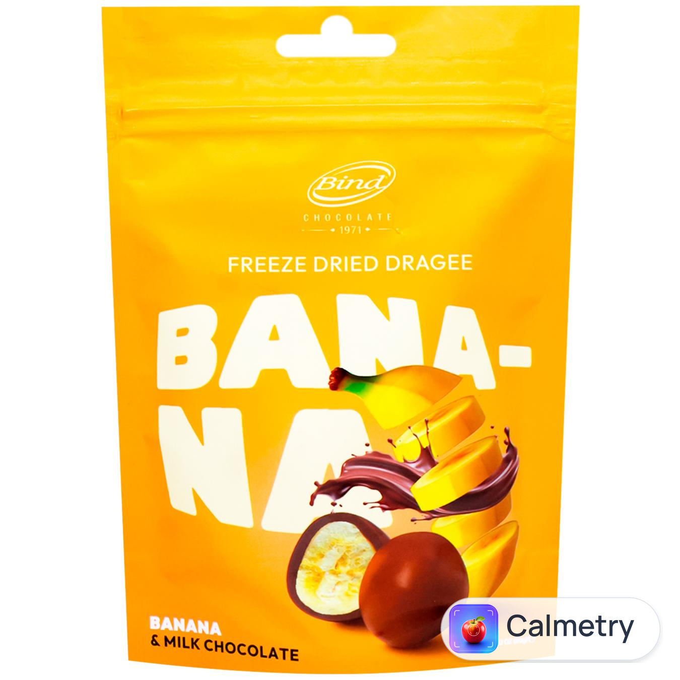 Драже Bind Chocolate бананове в молочному шоколаді 80г