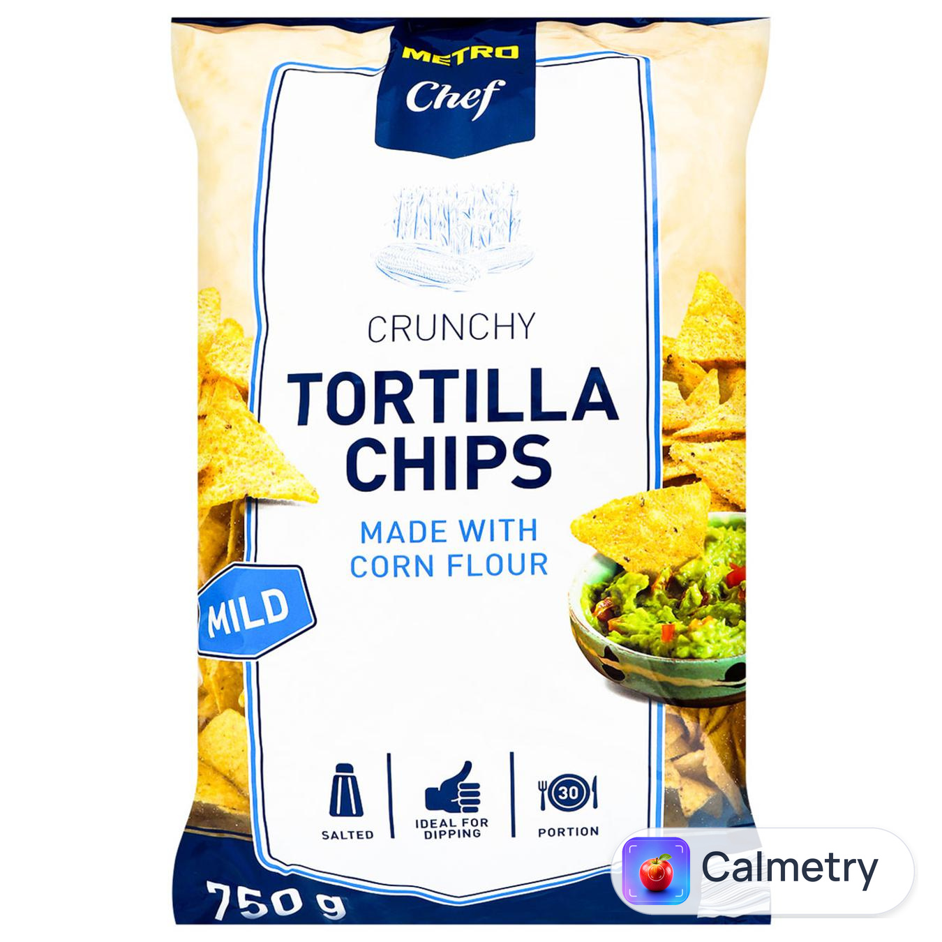 Чипси Metro Chef Tortilla кукурудзяні з сіллю 750г