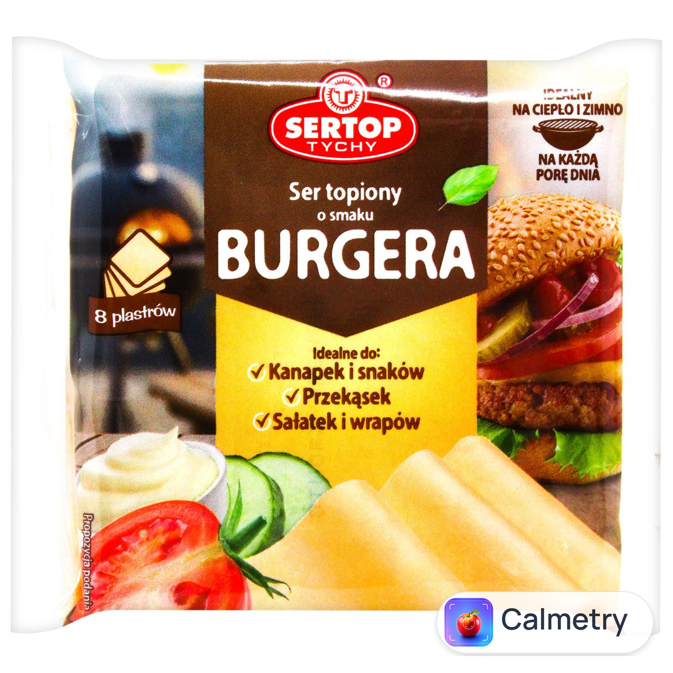 Сир плавлений Sertop Бургер скибочками 40% 130г