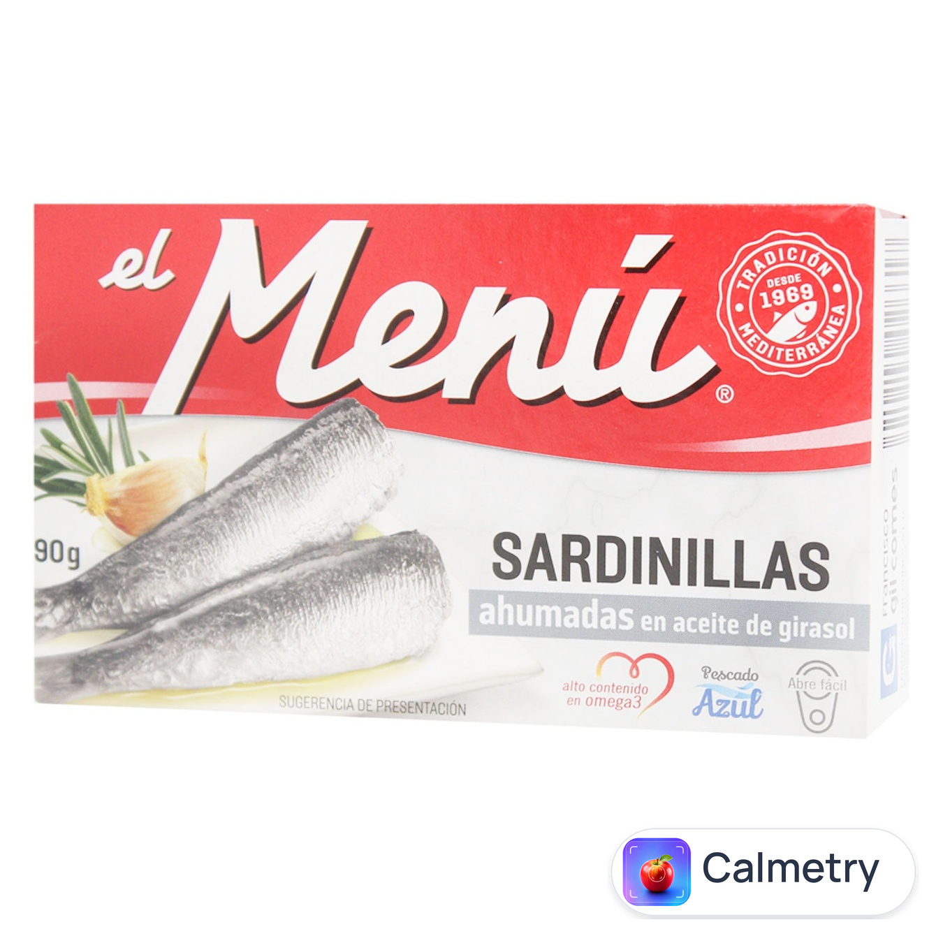 Сардини El Menu середземноморські копчені в соняшниковій олії 90г
