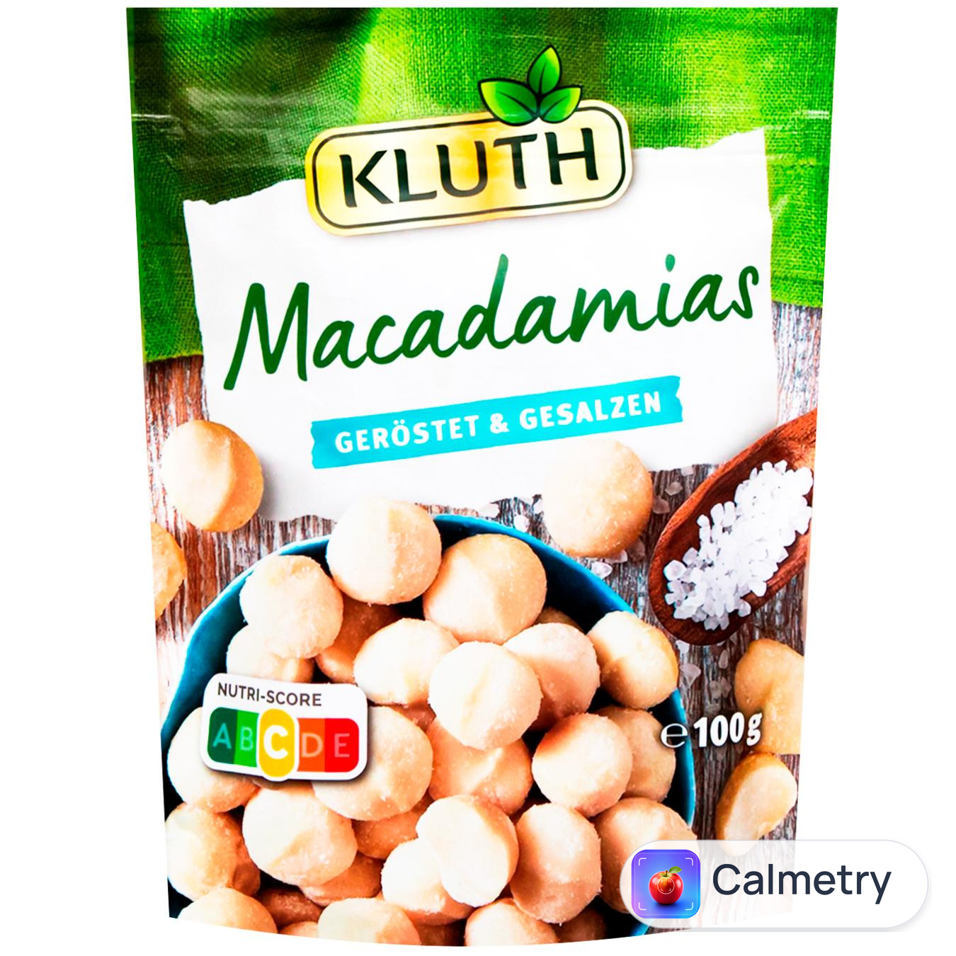Макадамія Kluth смажена солона 100г