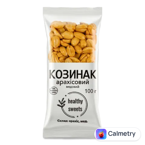 Козинак Healthy Sweets арахісовий медовий 100г