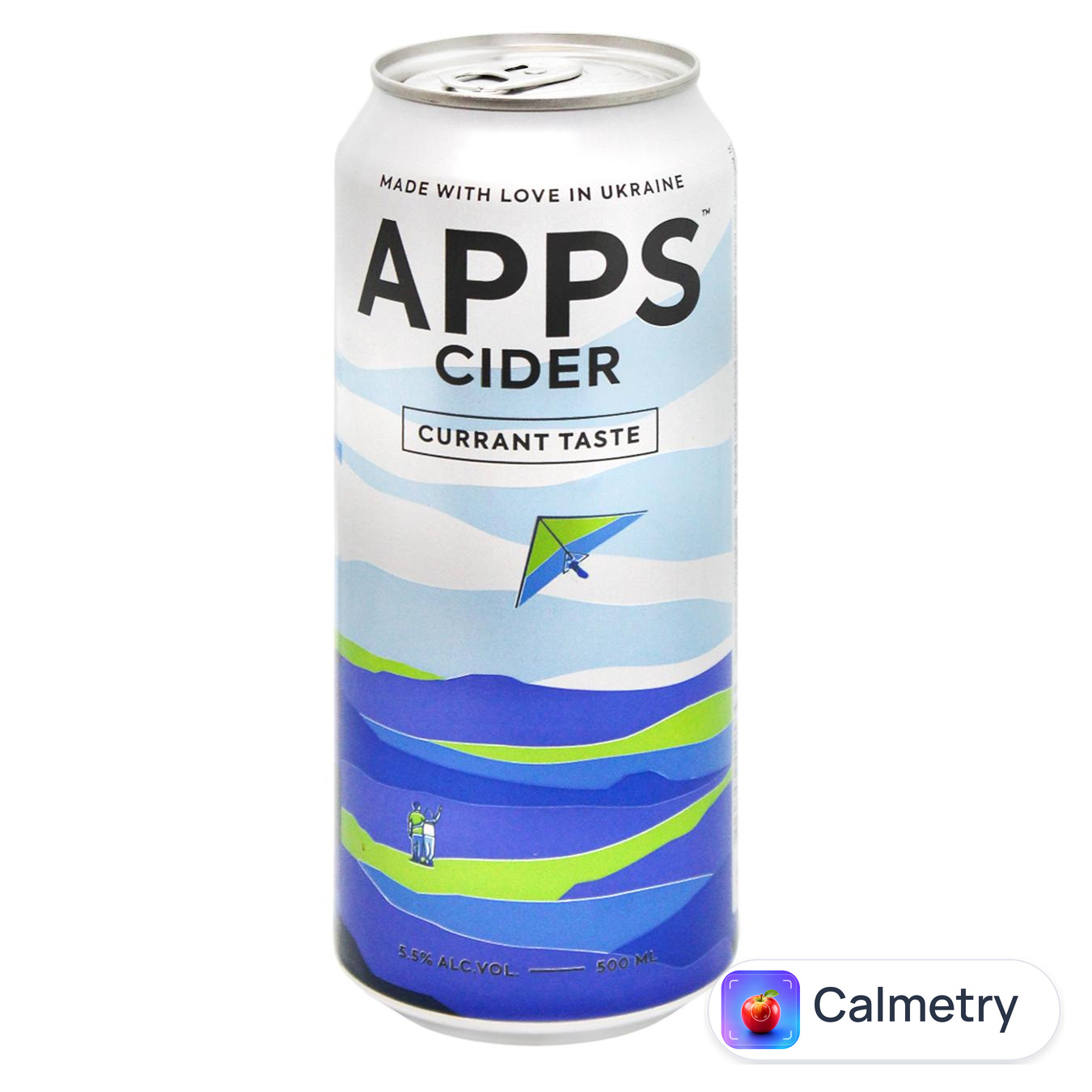 Сидр Apps Чорна смородина-лаванда 5,5% 0,5л — фото продукту