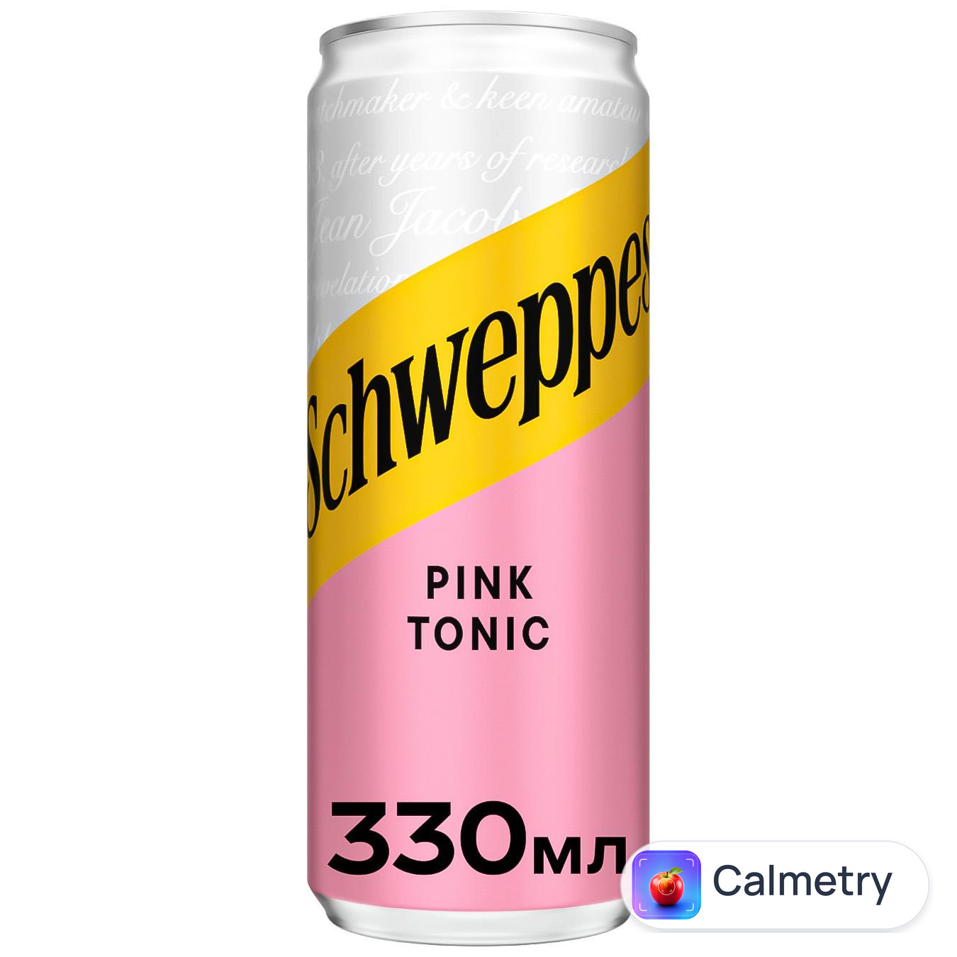 Напій газований Schweppes Pink Tonic 0,33л — фото продукту