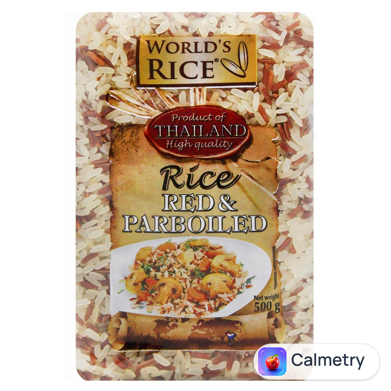 Рис World`s Rice Червоний + Парбоілд 500г — фото продукту