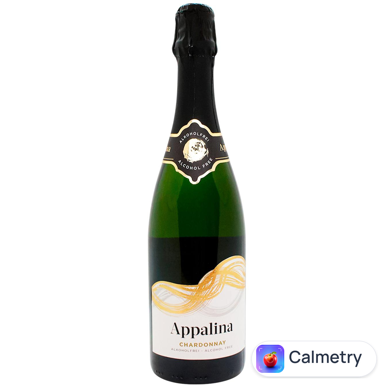 Вино Appalina Chardonnay біле напівсолодке безалкогольне 0,75л