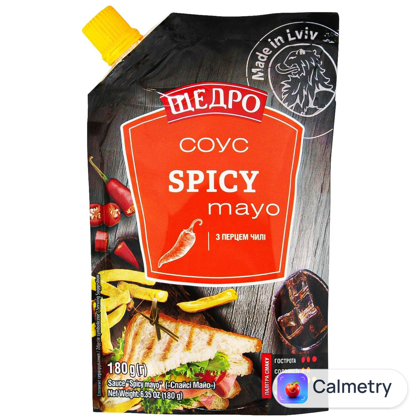 Соус Щедро Spicy Mayo 180г