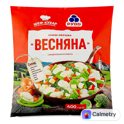 Суміш овочева Рудь Весняна 7-ми компонентна, 400г