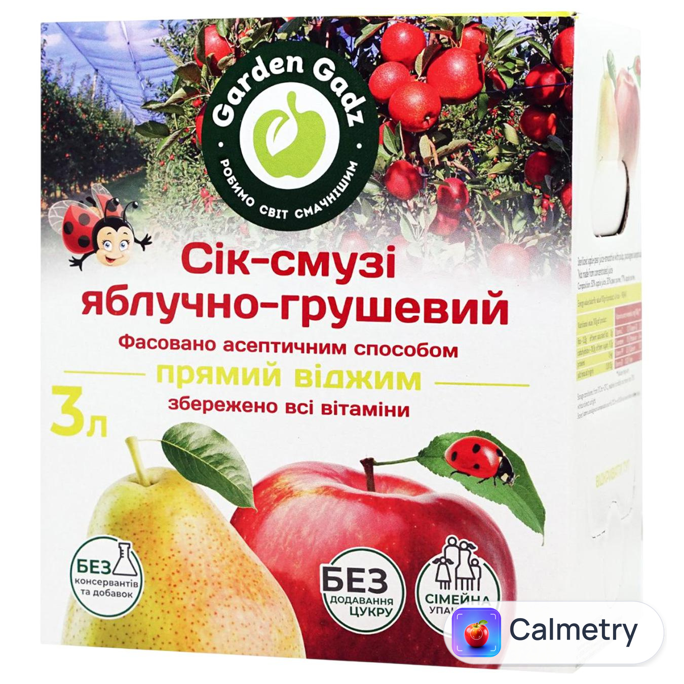 Сік-смузі Gadz яблучно-грушевий 3л — фото продукту