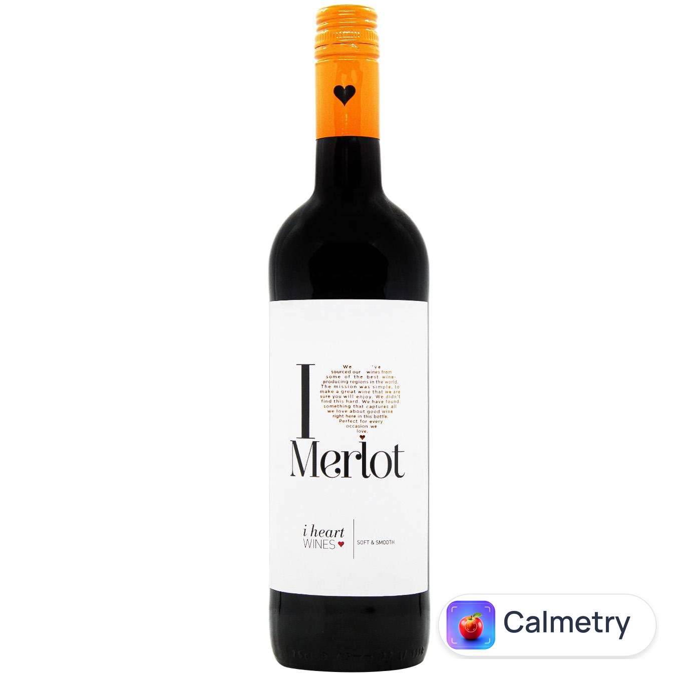 Вино I heart Мerlot червоне напівсухе 11,5% 0,75л