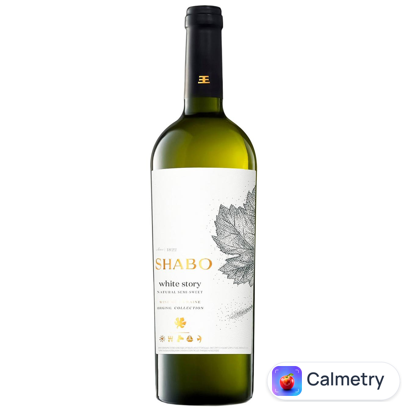 Вино Shabo Original Collection White Story біле природно-напівсолодке 10-13% 0,75л — фото продукту