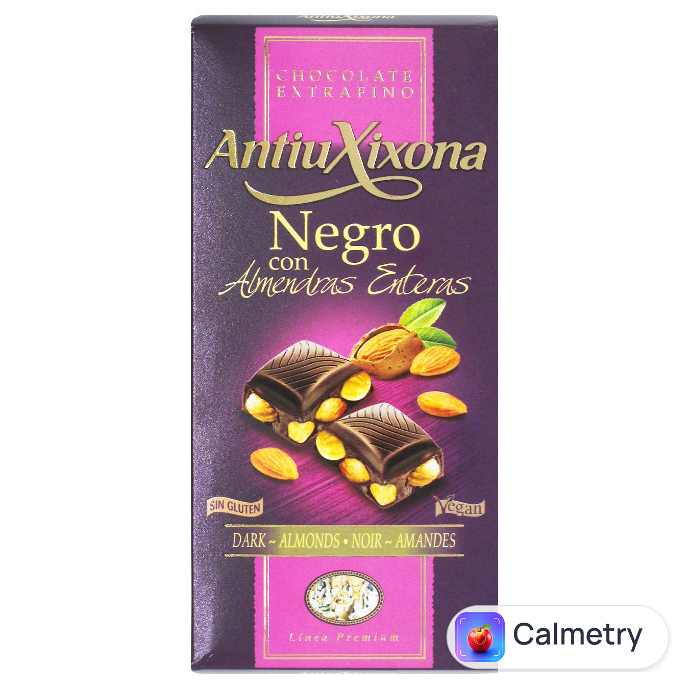 Шоколад чорний Antiu Xixona з цілим мигдалем 55% 100г