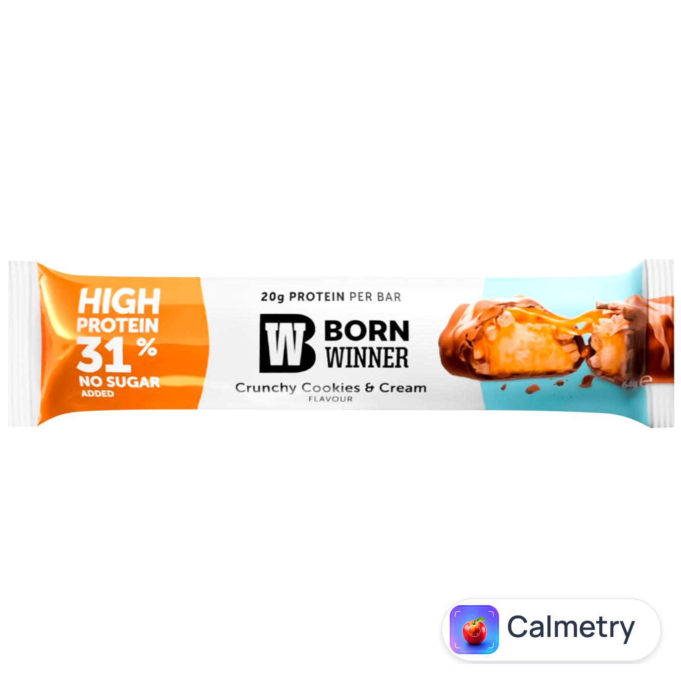 Батончик Born Winner Deluxe протеїновий зі смаком хрусткого шоколадного крему 64г