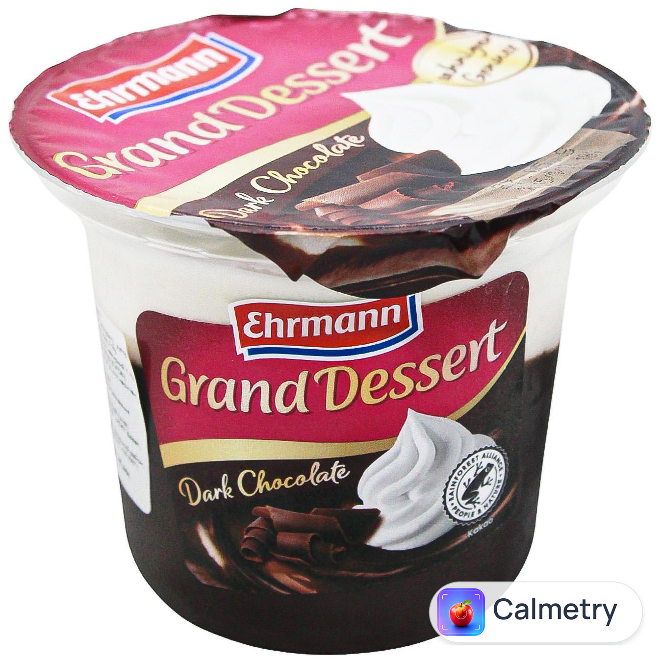 Десерт Ehrmann Grand Dessert Чорний шоколад 5% 190г