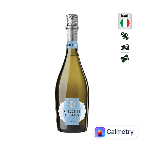 Вино ігристе Giotti Prosecco Extra dry біле, 0,75л