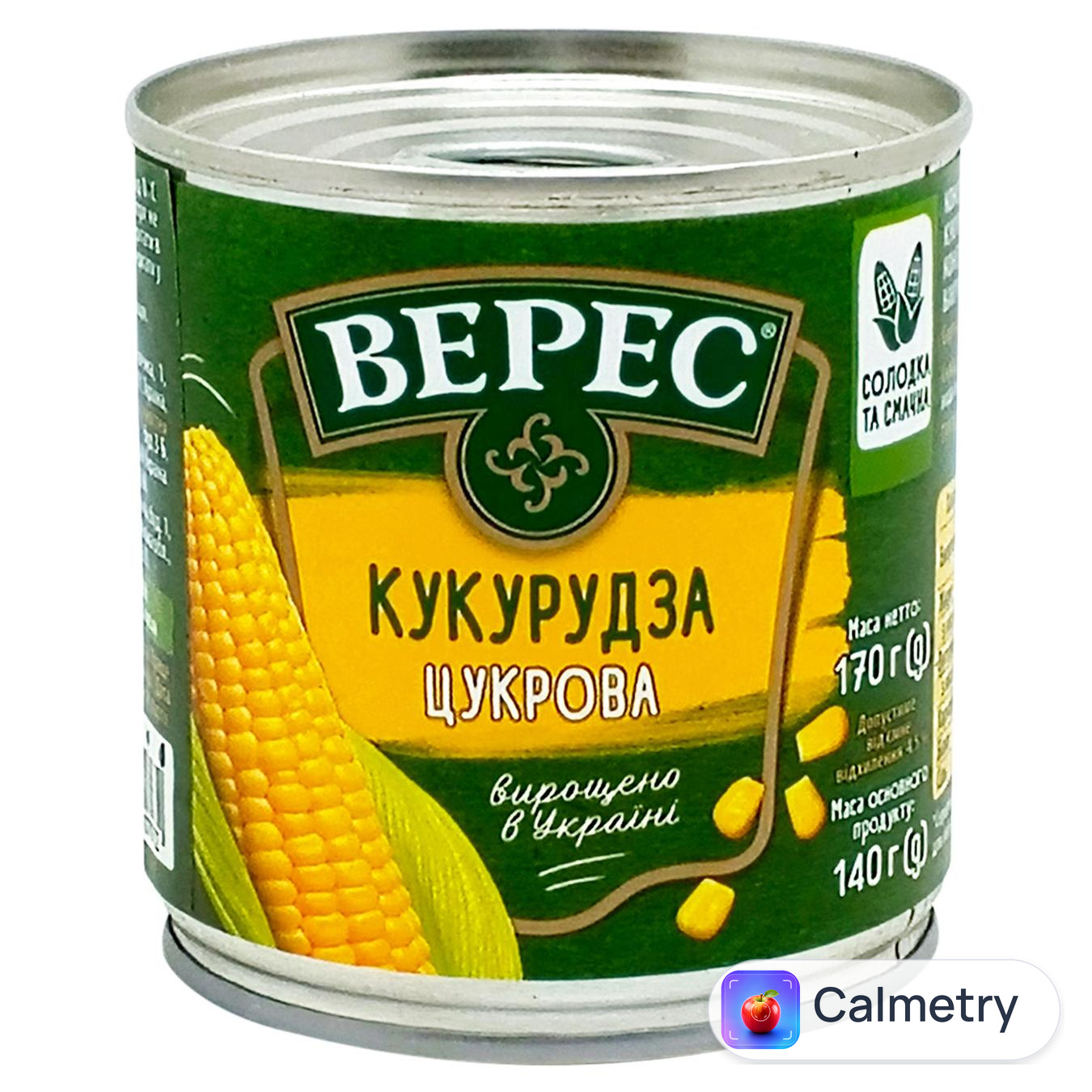 Кукурудза Верес цукрова 170г — фото продукту