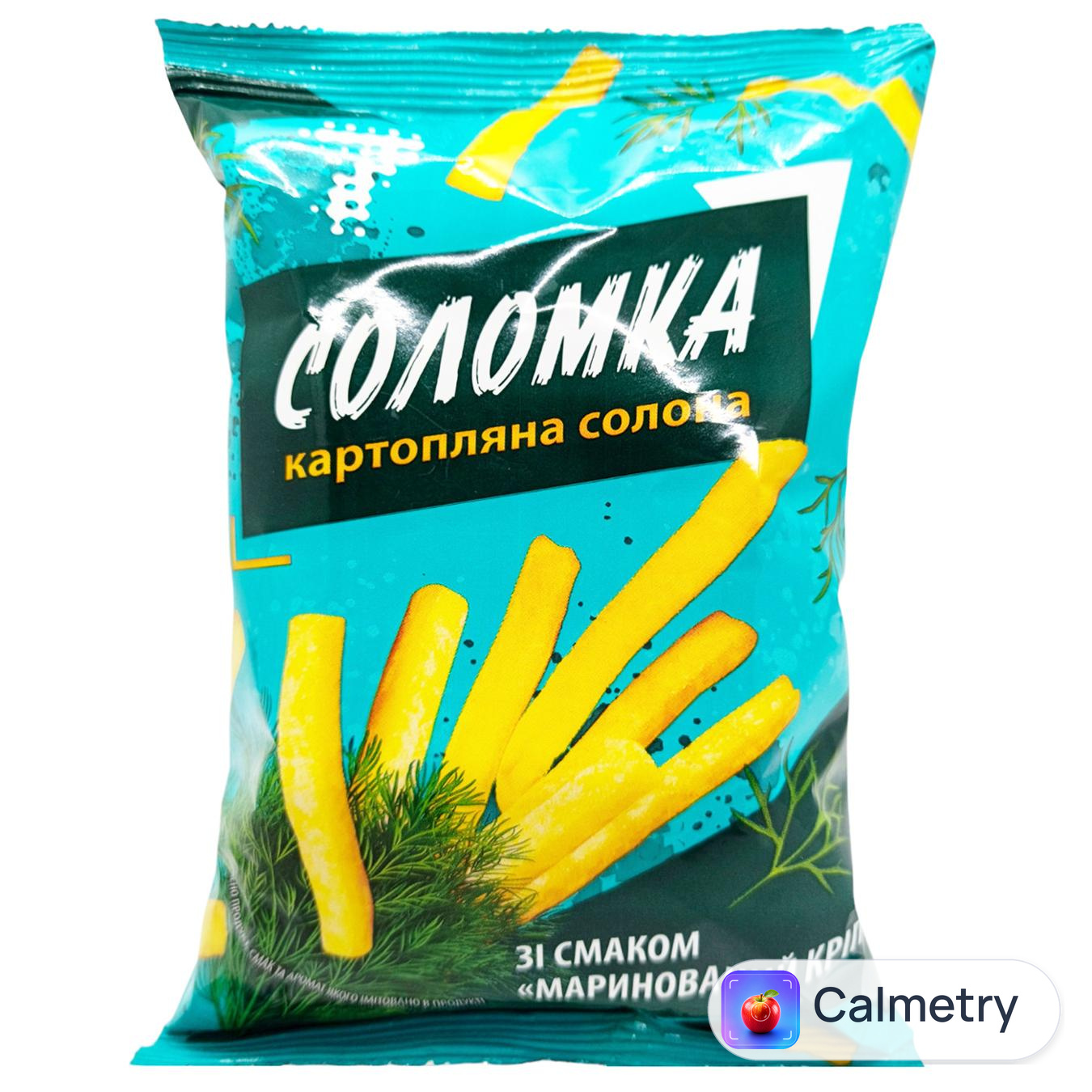 Соломка 7 картопляна зі смаком маринований кріп 70г