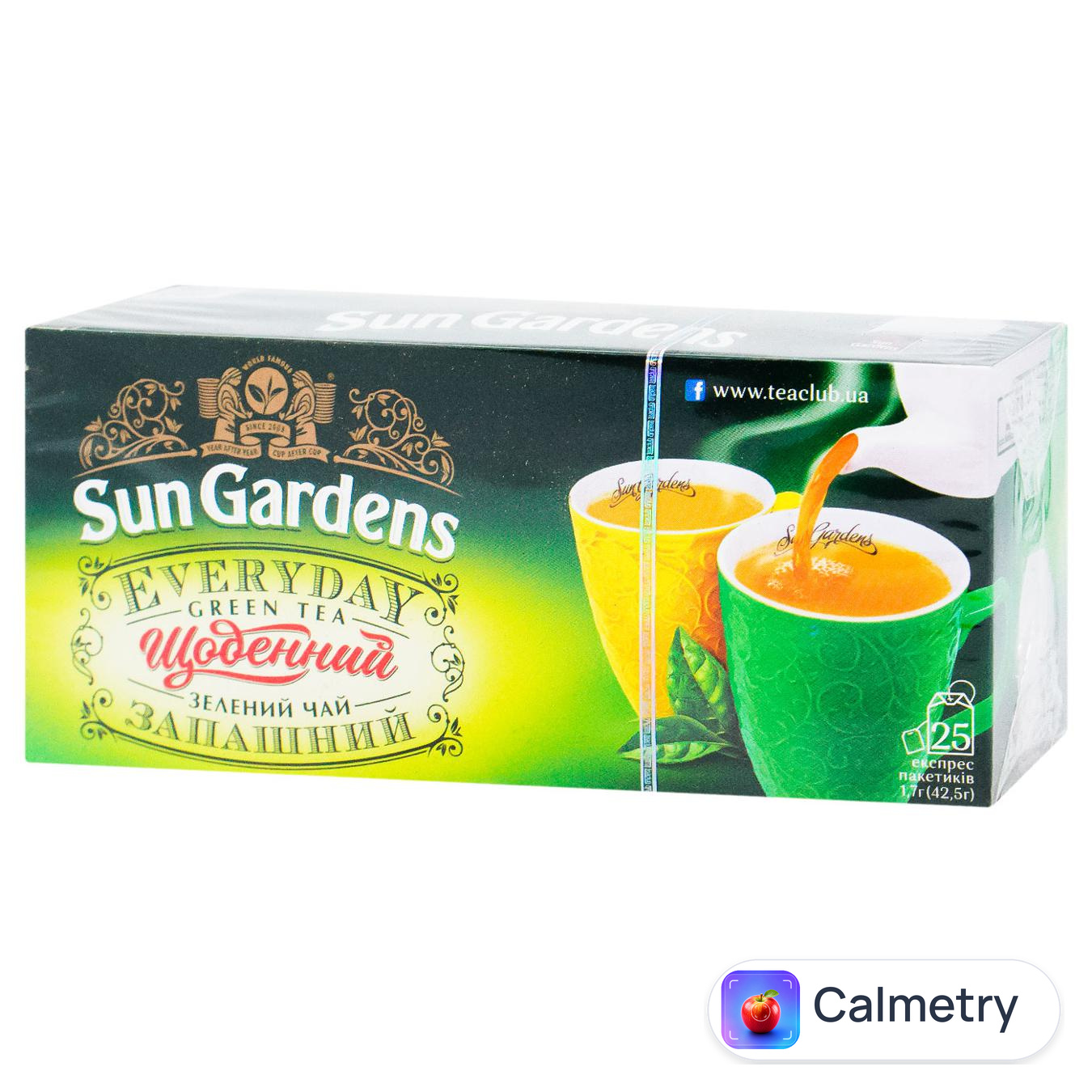 Чай зелений Sun Gardens Щоденний Запашний 1,7г*25шт