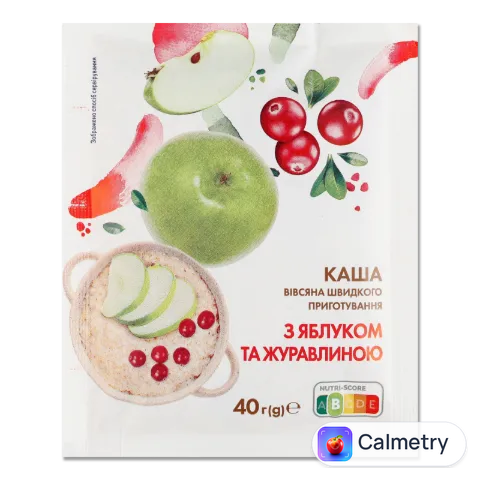 Каша вівсяна «Премія»® з яблуком та журавлиною
