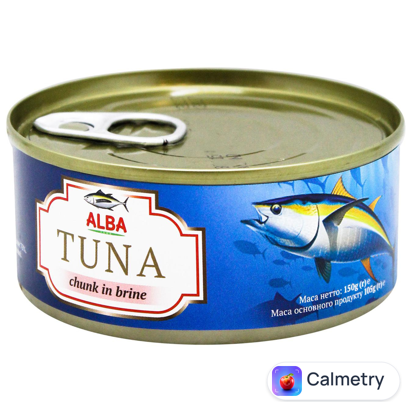 Тунець Alba Food цілий у власному соку 150г