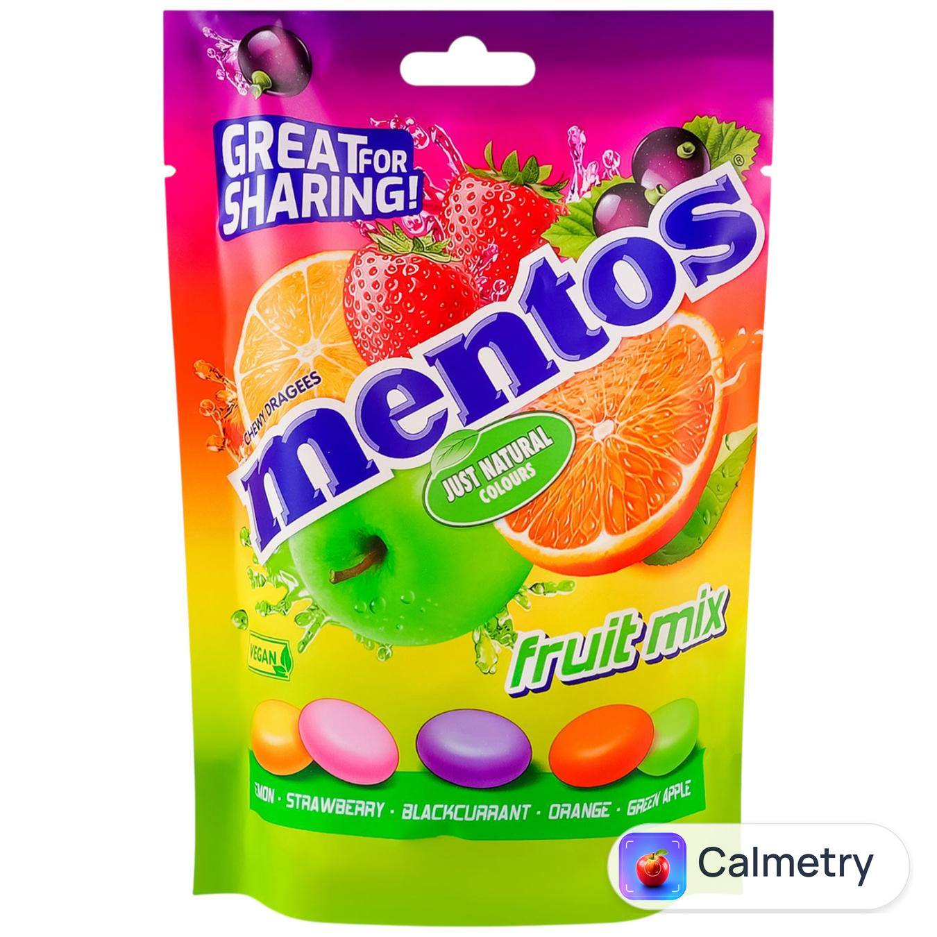 Драже Mentos Фруктовий мікс 160г