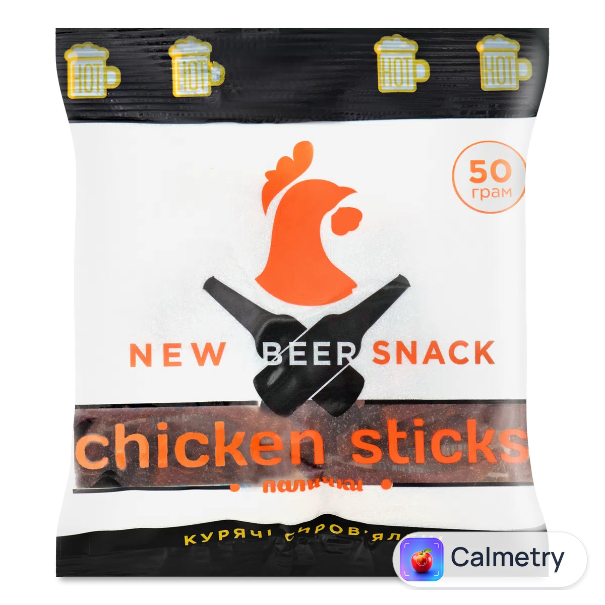 Палички м'ясні New Beer Snack Chicken Sticks курячі 50г