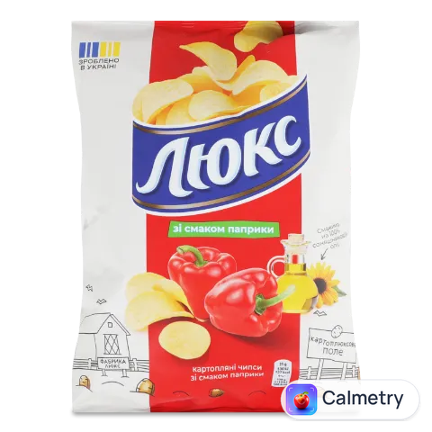 Чипси Люкс зі смаком паприки