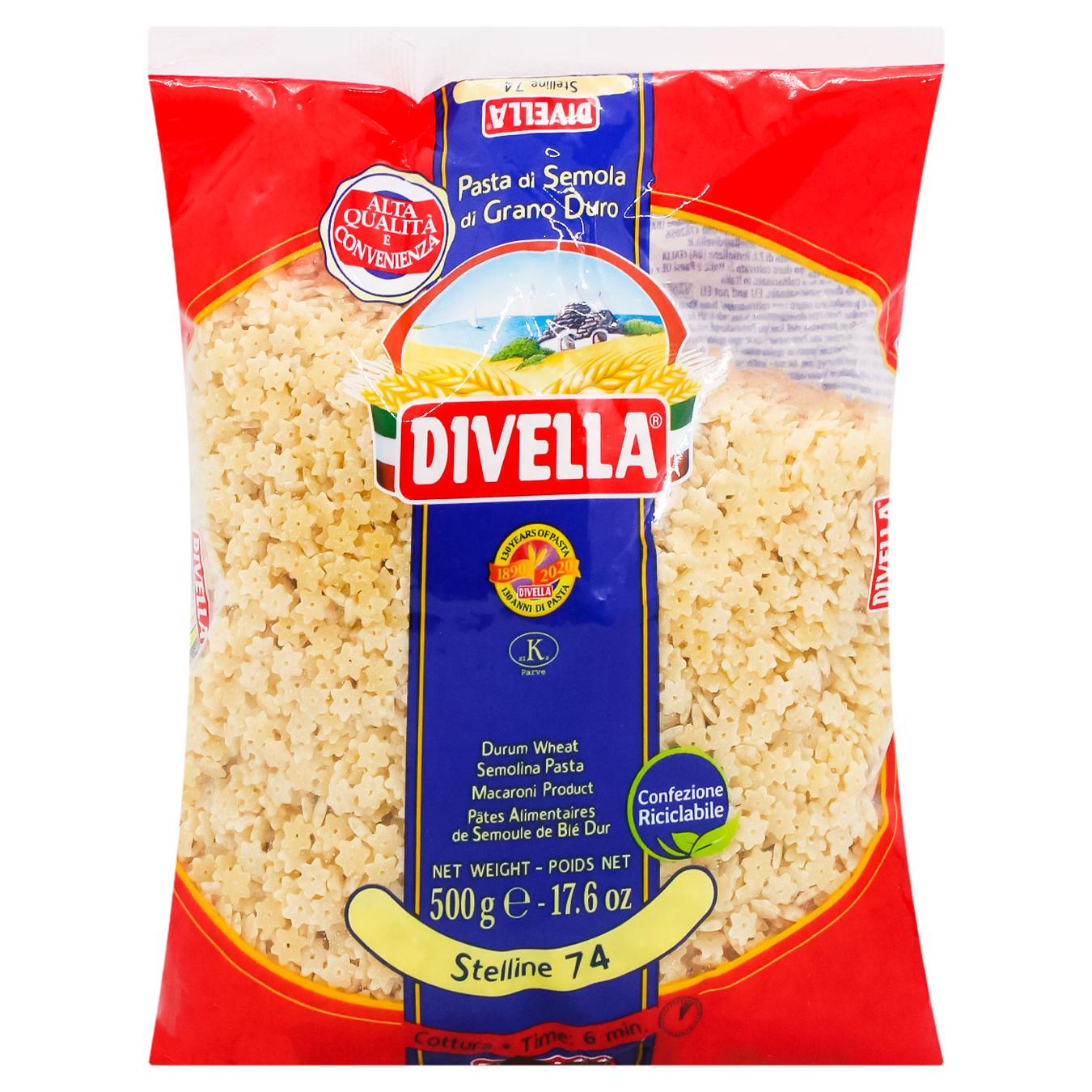 Макаронні вироби Divella Stelline №74 500г — фото продукту